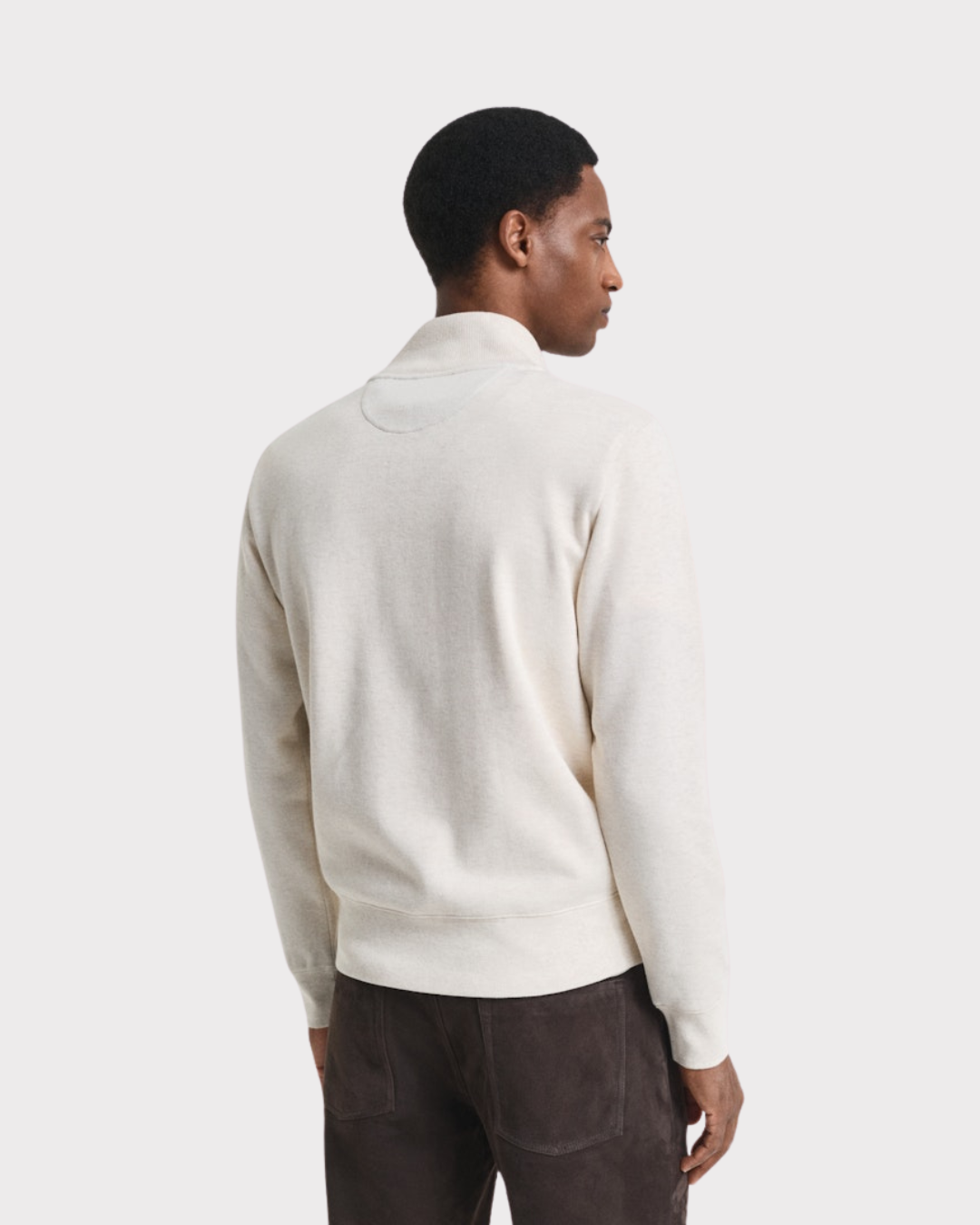 Sacker Rib Half Zip-T-shirt-Gant-Aandahls