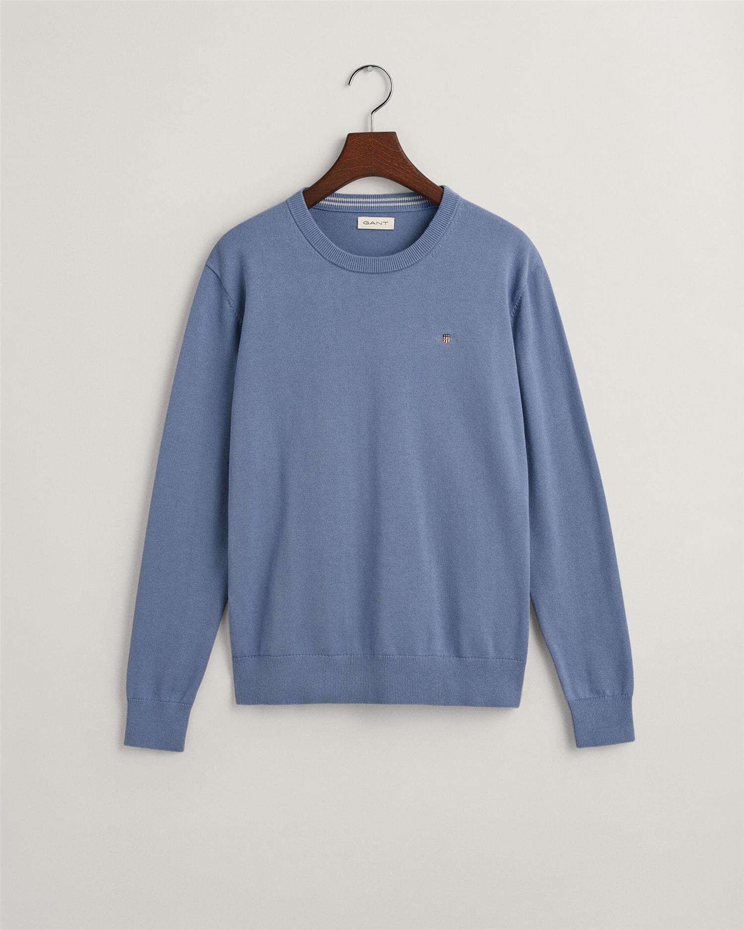 Shield classic cotton C-neck-Genser-Gant-Aandahls