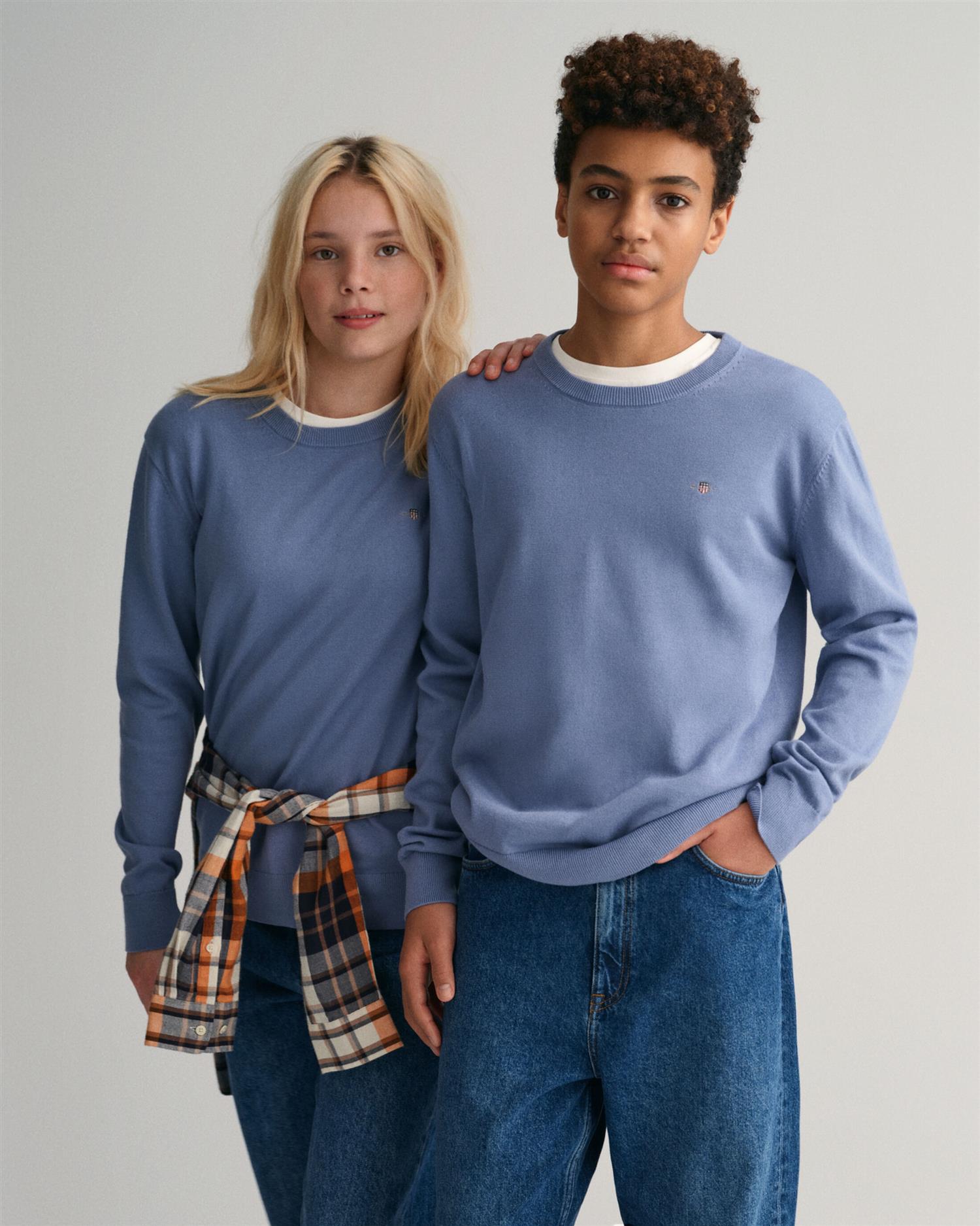 Shield classic cotton C-neck-Genser-Gant-Aandahls