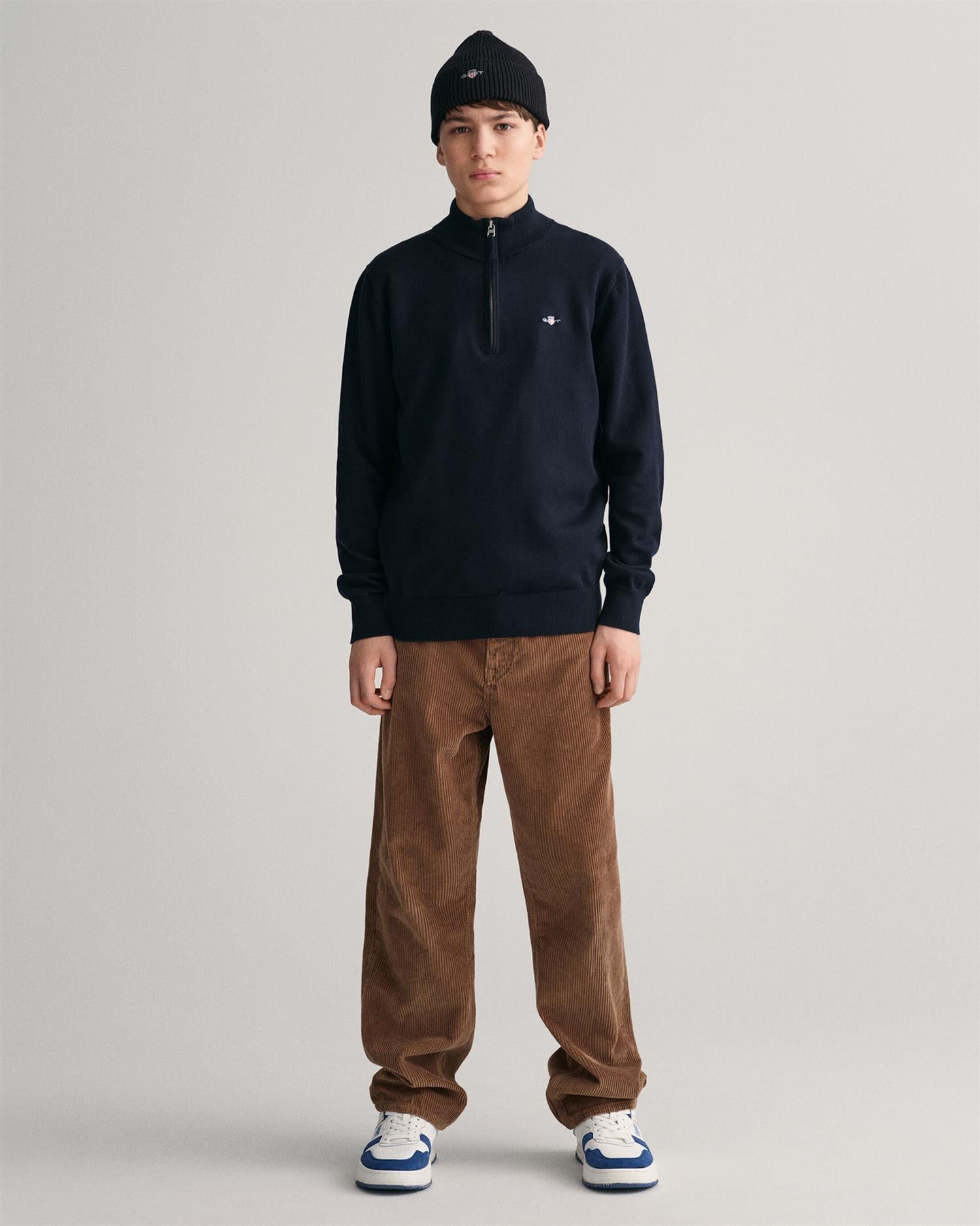 Shield cotton half Zip-Genser-Gant-Aandahls