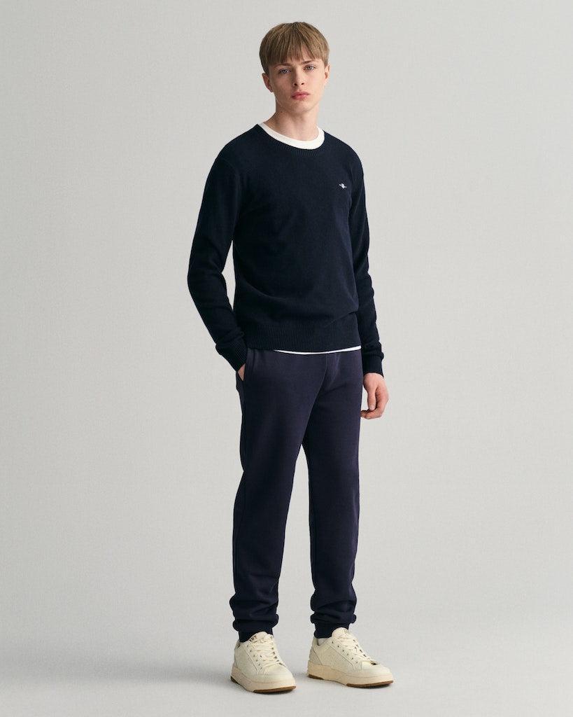 Shield Lambwool C-neck-Strikk-Gant-Aandahls