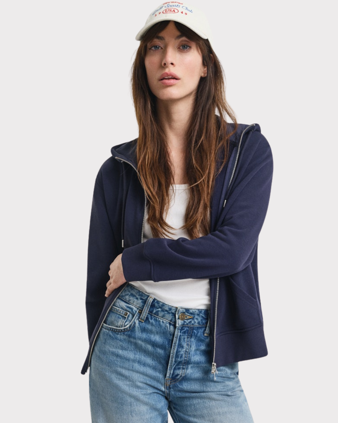 Shield Zip Hoodie-Genser-Gant-Aandahls
