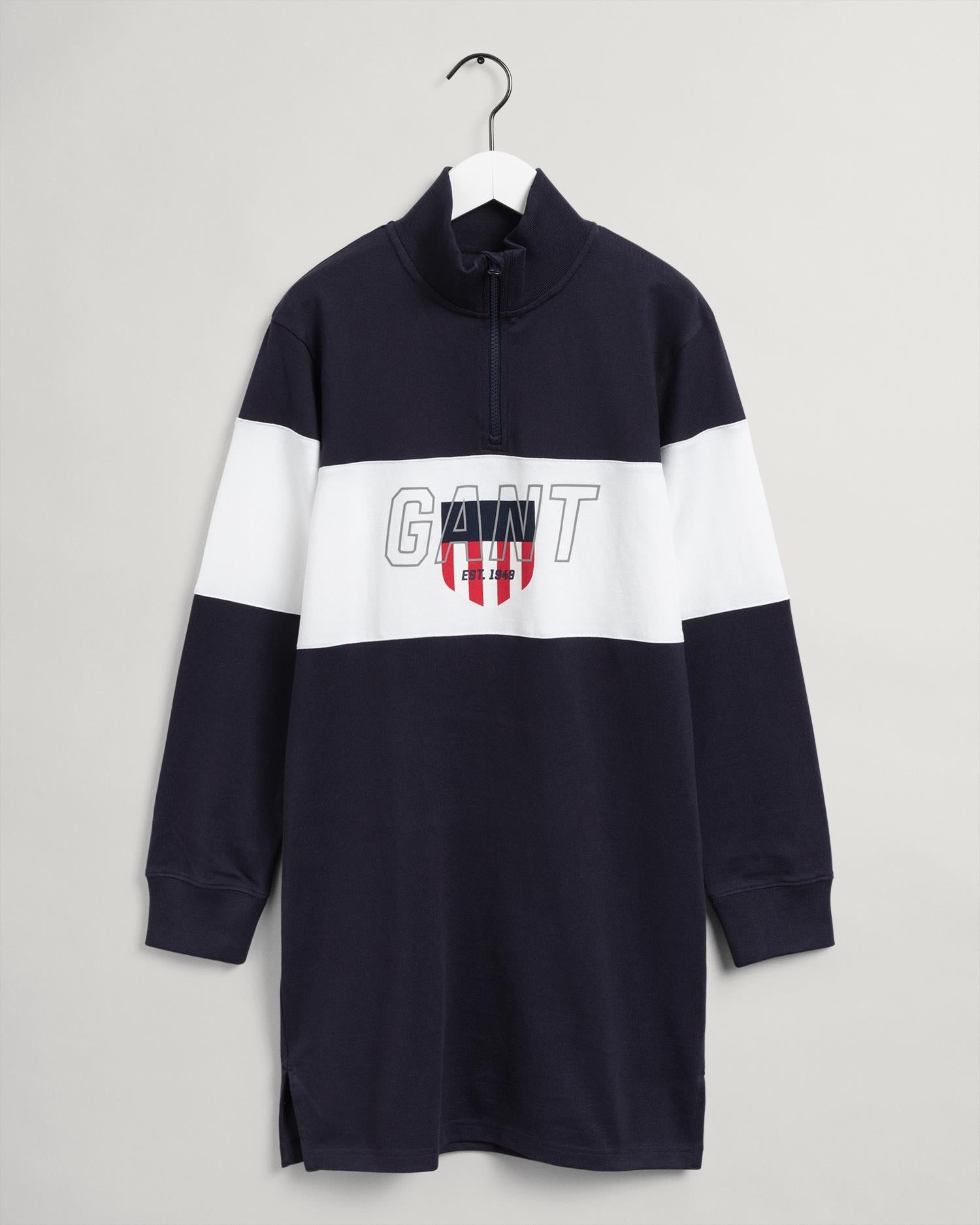 sporty shield half zip kjole-Kjole-Gant-Aandahls
