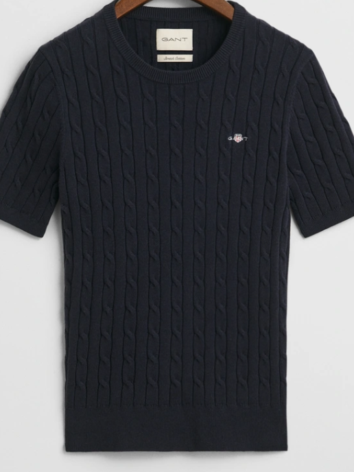 Stretch Cotton Cable SS-Genser-Gant-Aandahls
