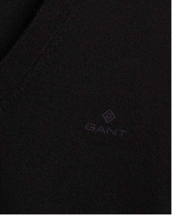 Washable merino v-neck-Genser-Gant-Aandahls