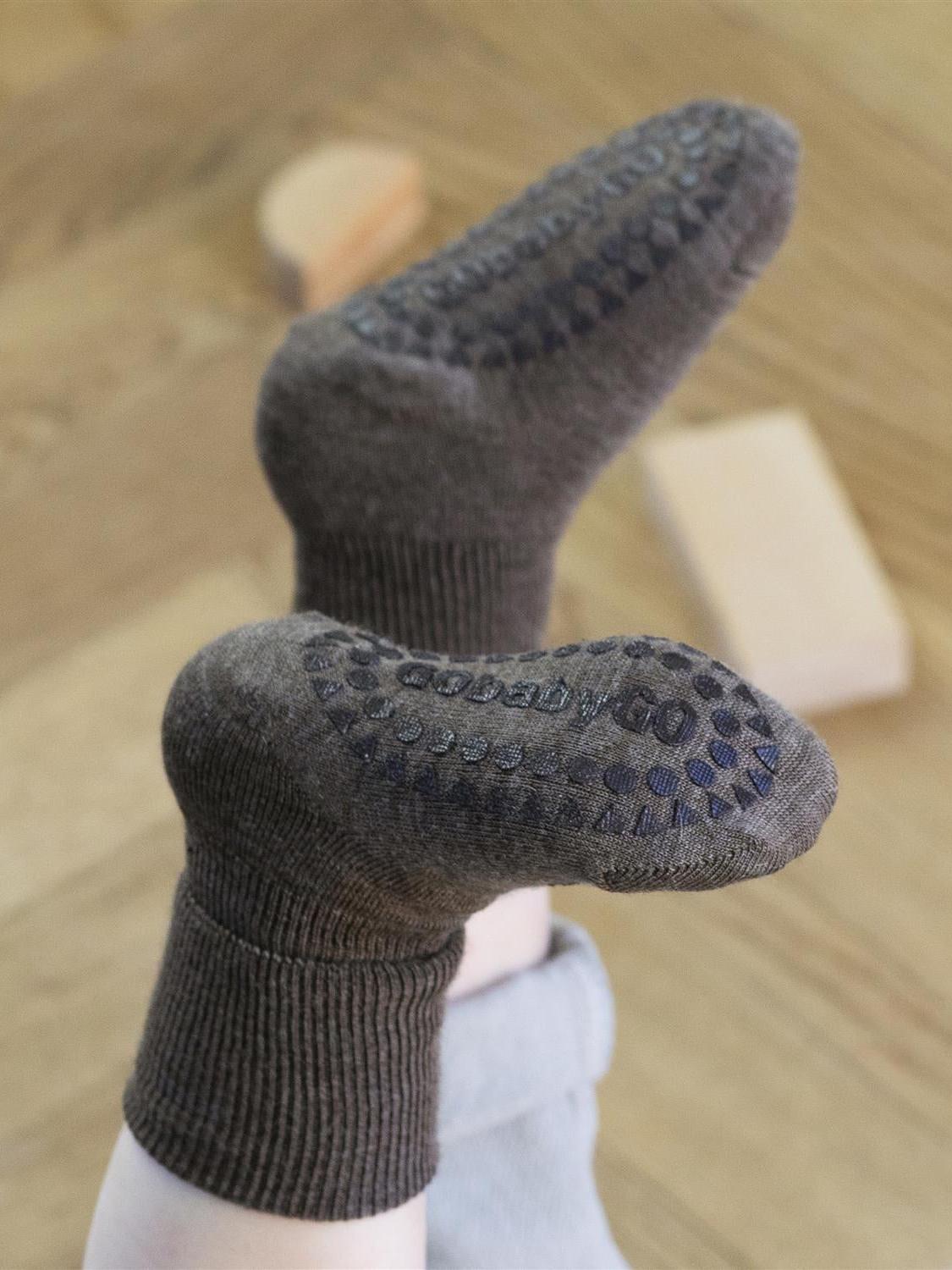 Non-Slip socks merino wool-Socks-GoBabyGo-Aandahls
