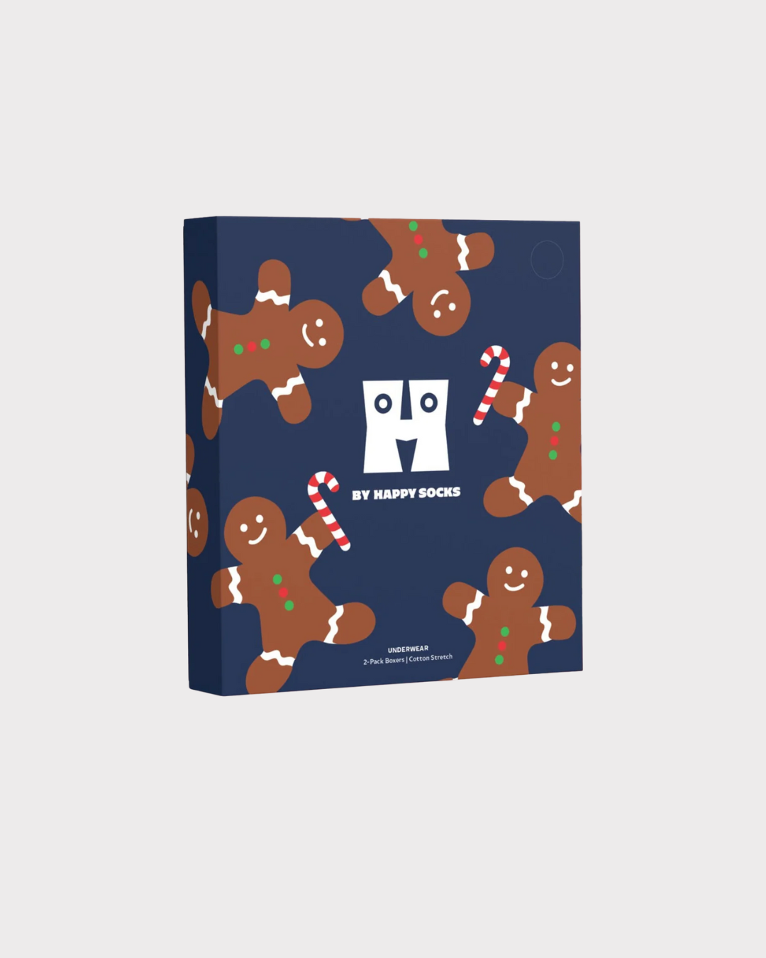 2-Pack Gingerbread Short Boxers Gift Set-Undertøy-Happy Socks-Aandahls