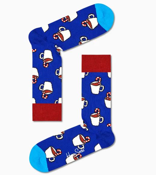 Candy Cane Cocoa Sock-Strømper-Happy Socks-Aandahls