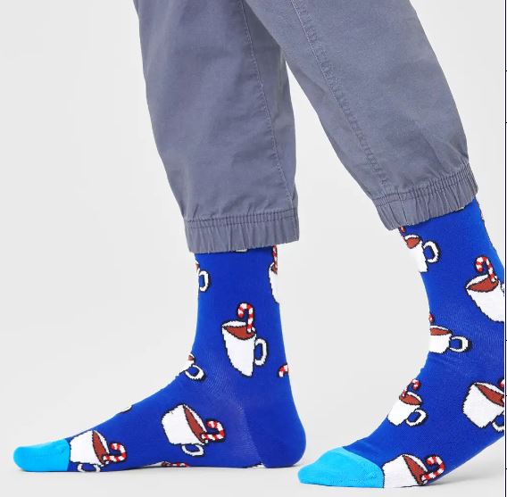 Candy Cane Cocoa Sock-Strømper-Happy Socks-Aandahls