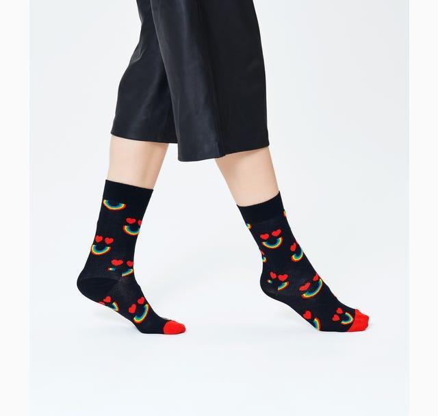 Happy Rainbow 41-46-Strømper-Happy Socks-Aandahls
