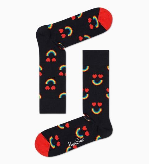 Happy Rainbow 41-46-Strømper-Happy Socks-Aandahls