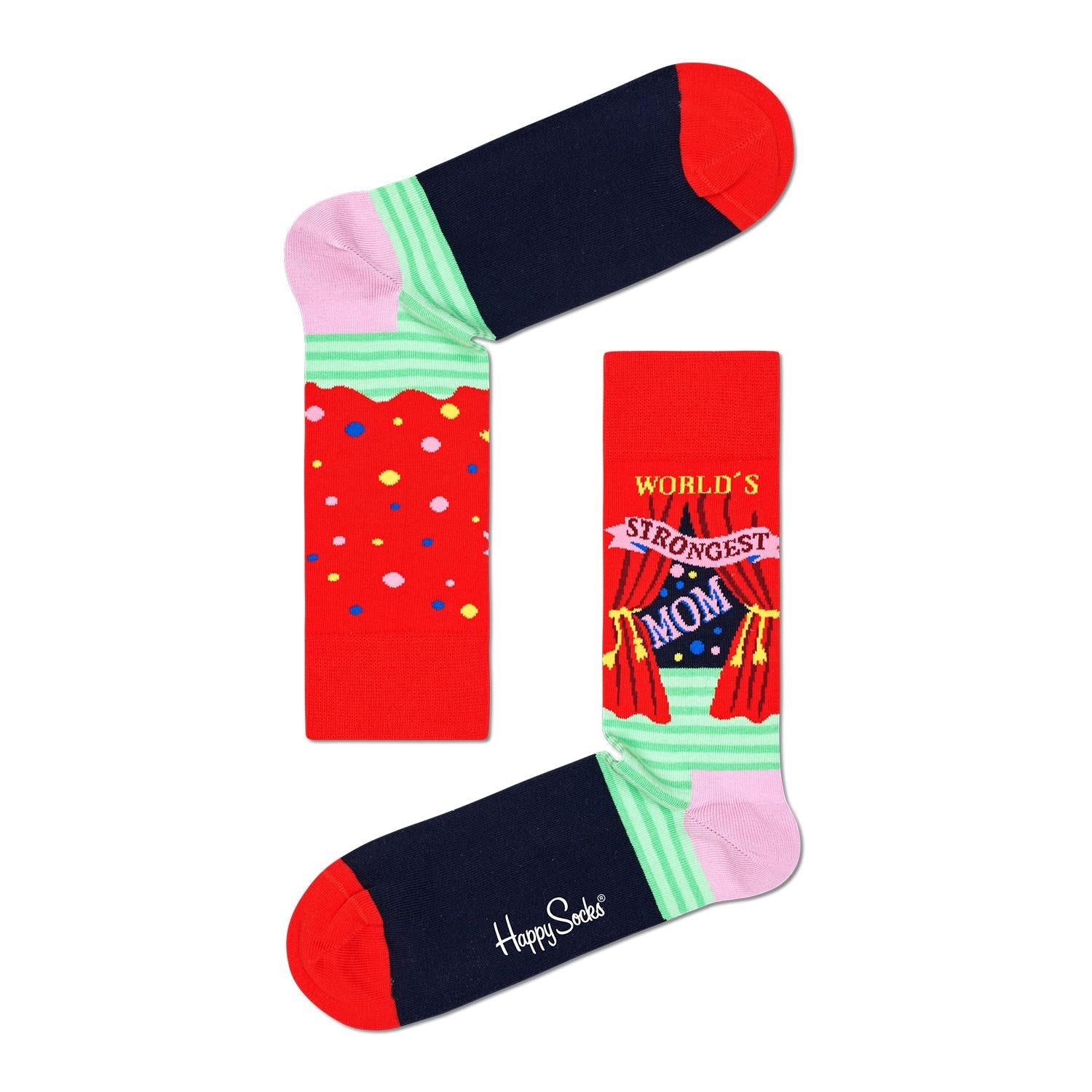 World's Strongest Mom Sock-Strømper-Happy Socks-Aandahls