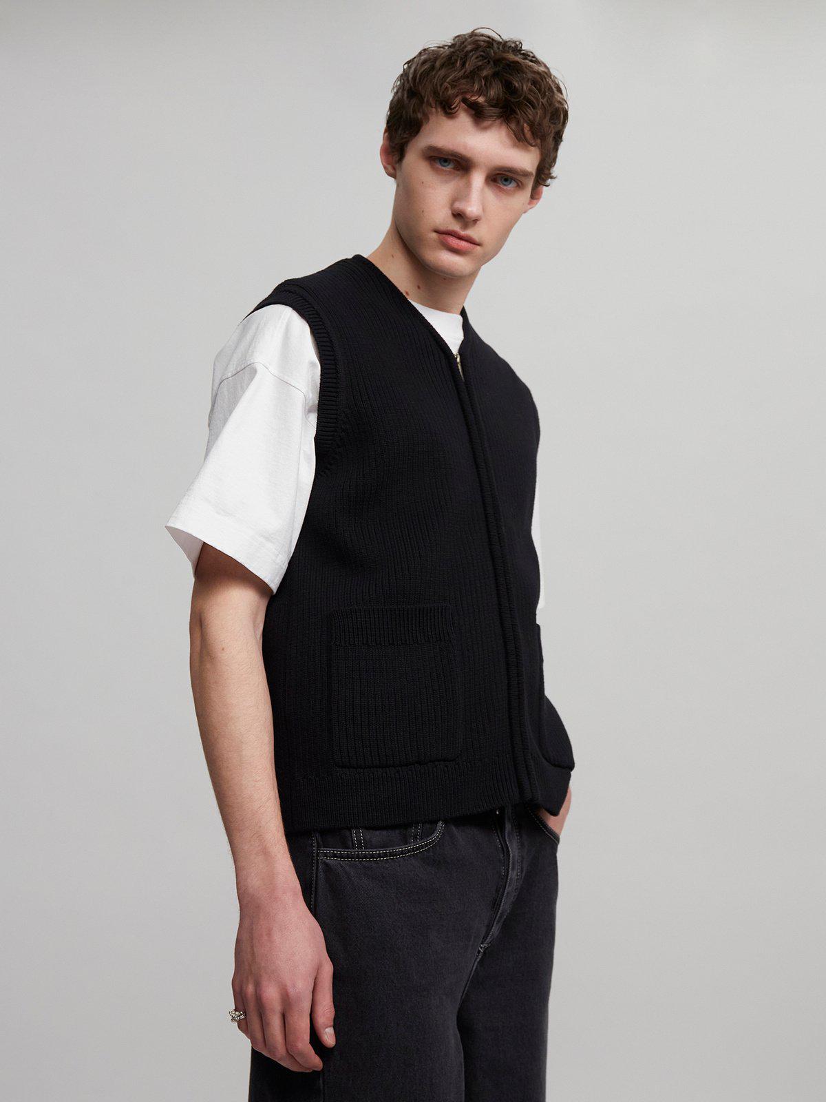 Siver Knit Vest-Vest-Holzweiler-Aandahls