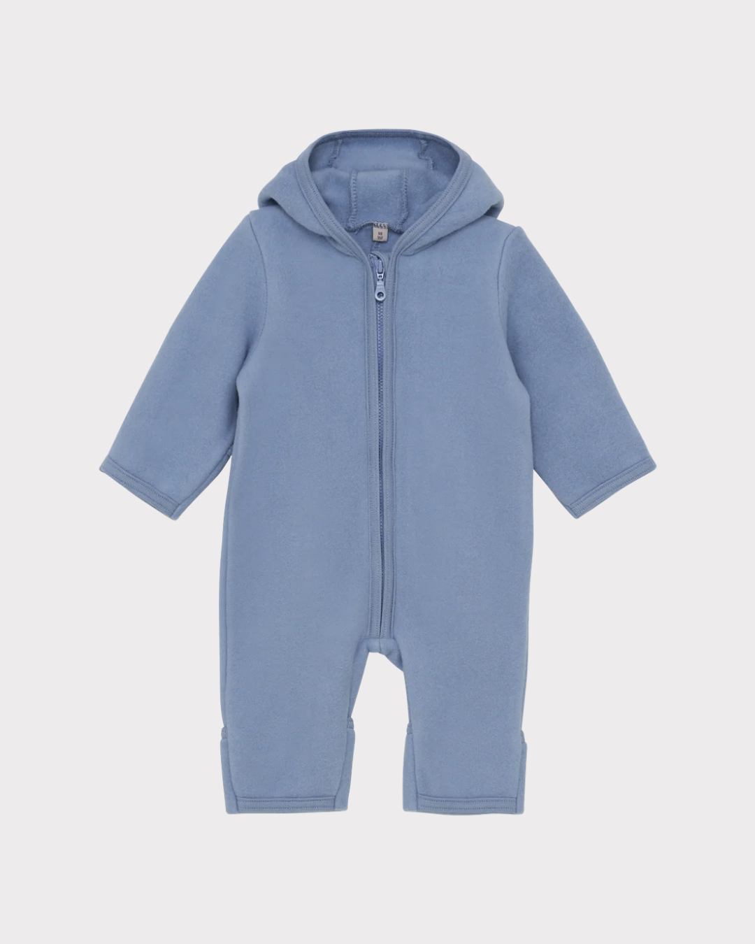 Pram Suit Ears Cot. Fleece-Jumpsuit-Huttelihut-Aandahls