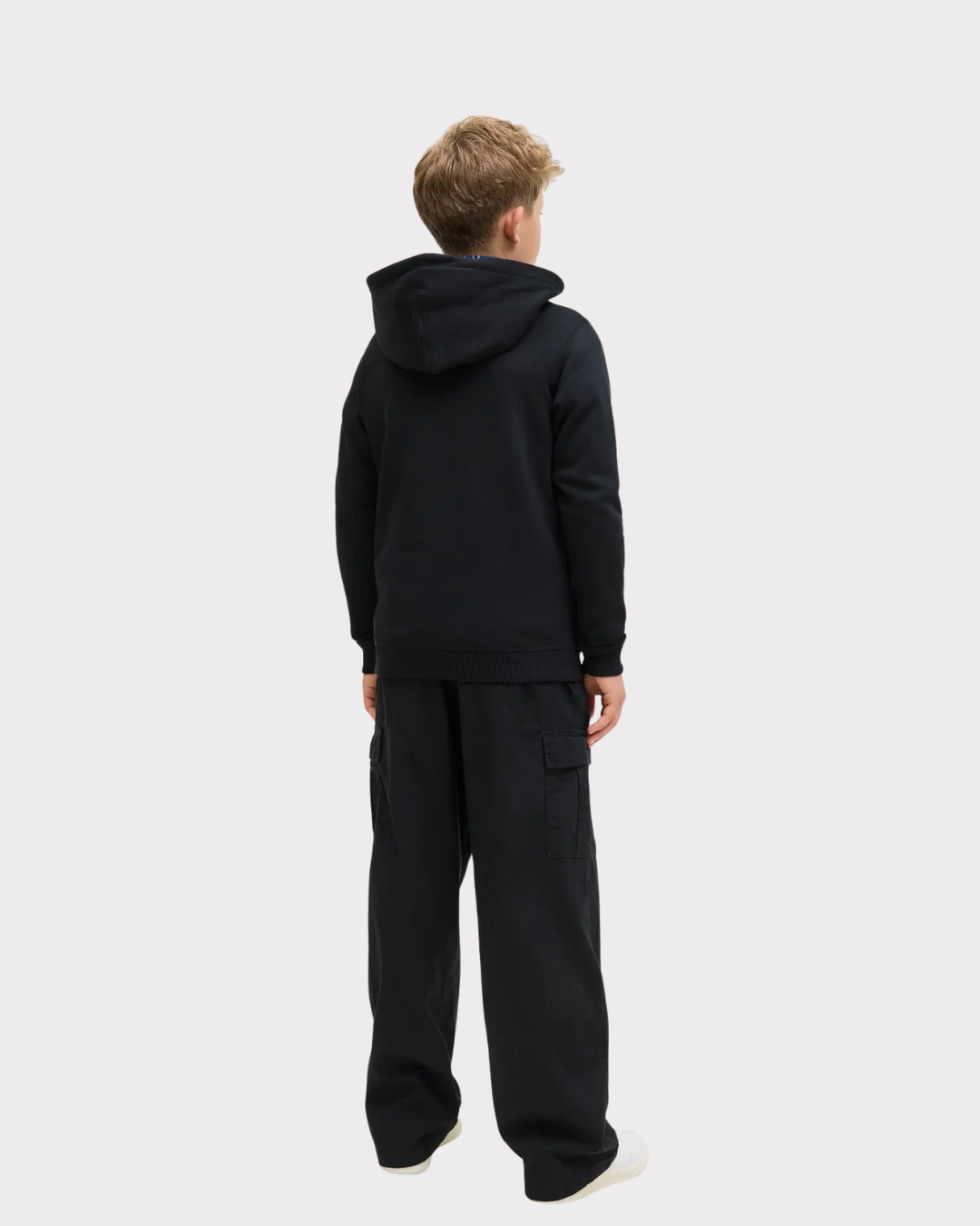 Jornorrebro Emb Sweat Zip Hood Jnr-Genser-Jack & Jones-Aandahls