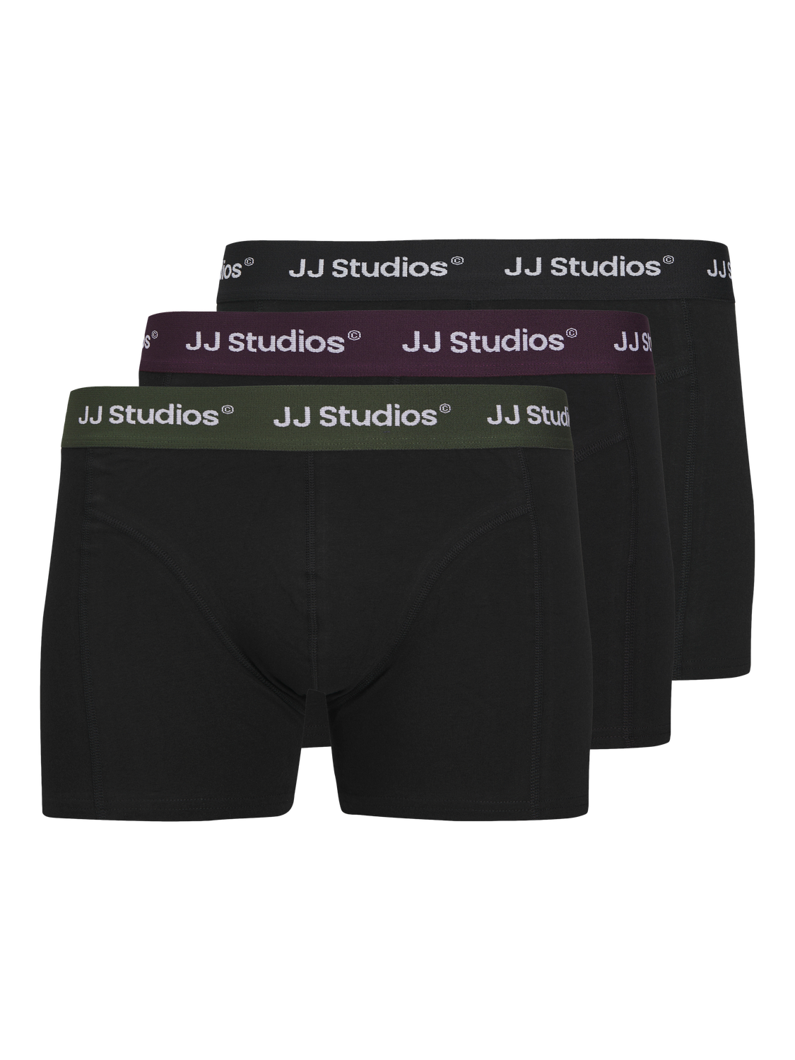 Jacsoho Solid Trunks 3 Pack Jnr Sn-Undertøy-JACK&JONES JUNIOR-Aandahls