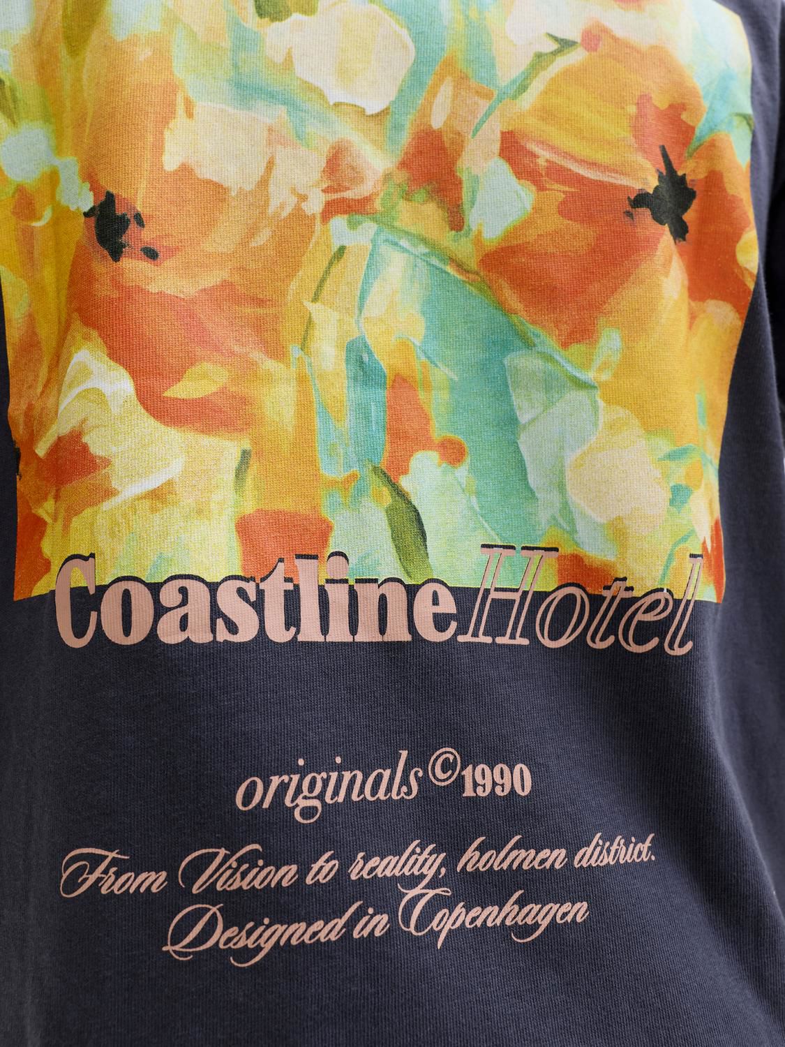 Jormontauk Back Graphic Tee Ss Ea26 Jnr-T-shirt-JACK&JONES JUNIOR-Aandahls