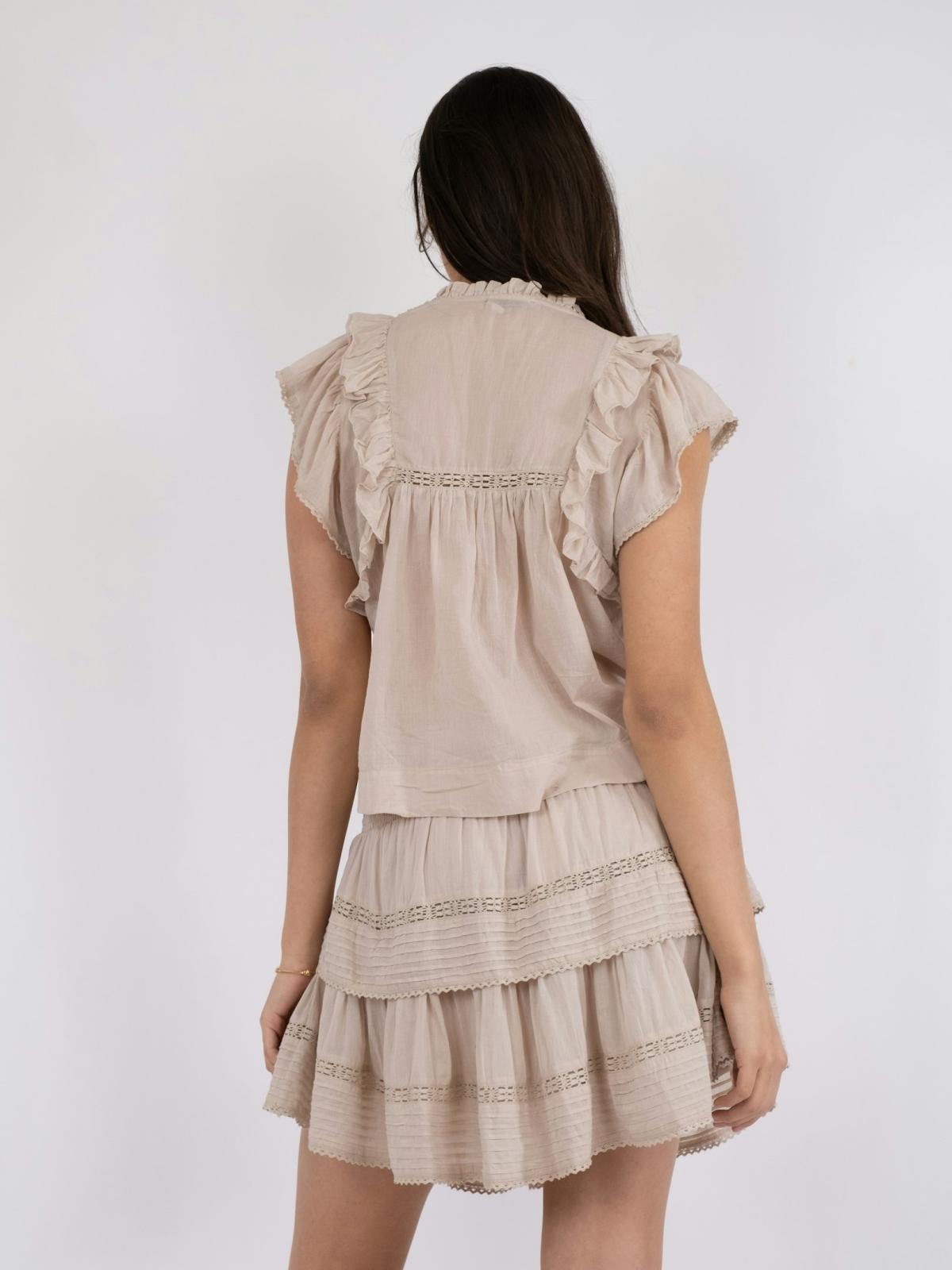 jayla s voile top-Bluser-Neo Noir-Aandahls