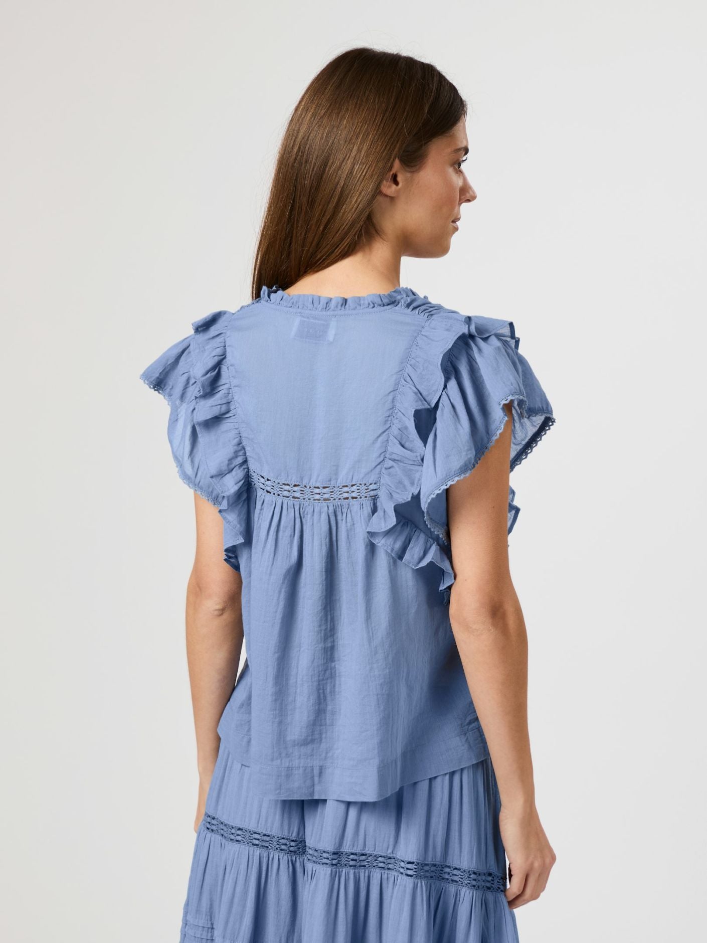 jayla s voile top-Bluser-Neo Noir-Aandahls