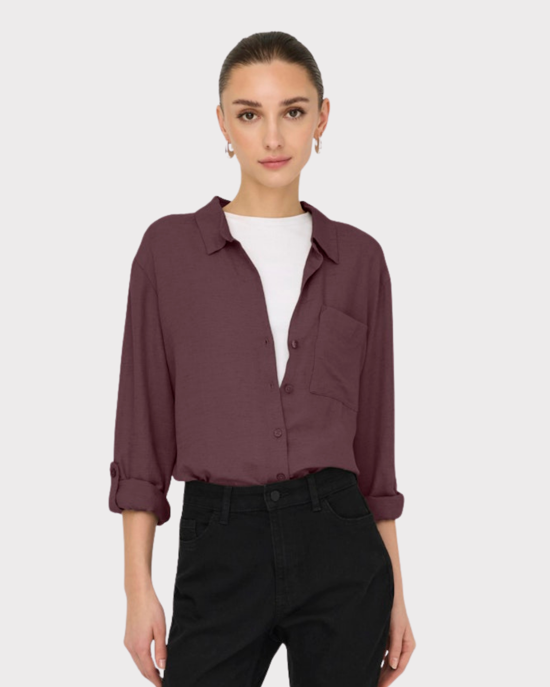 Jdycaya Linen Loose L/s Shirt Wvn Noos-Skjorte-JdY-Aandahls