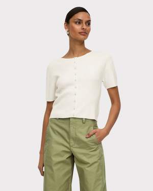 Jdygaby 2/4 O-Neck Pearl Cardigan Knt-Overdel-JdY-Aandahls