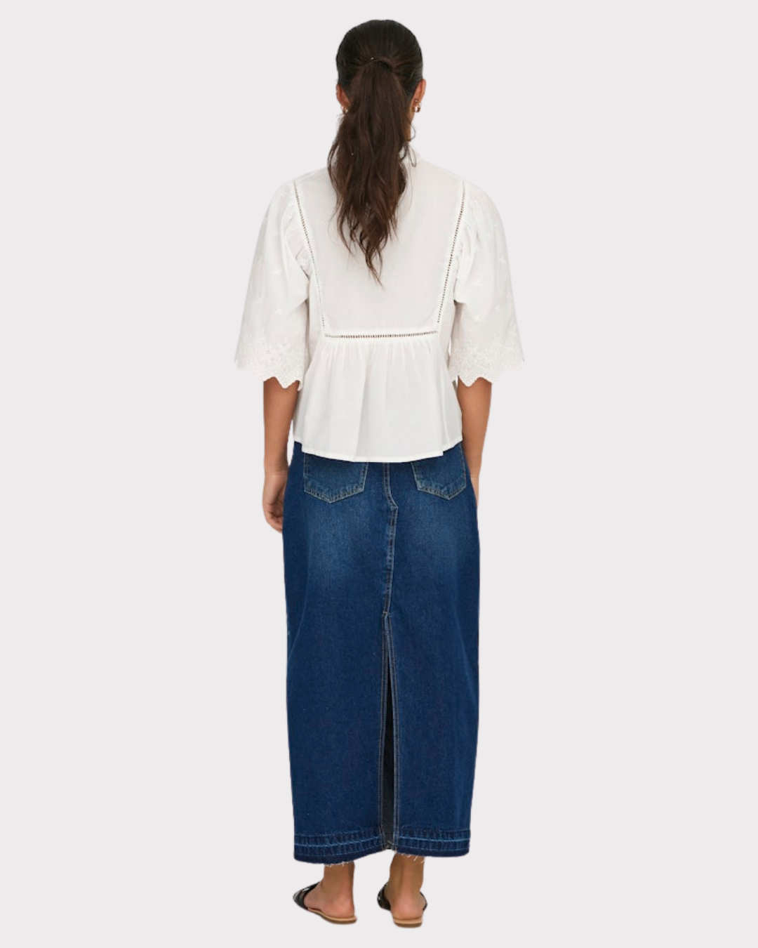 Jdymaya 2/4 Embroidery Top-Overdel-JdY-Aandahls