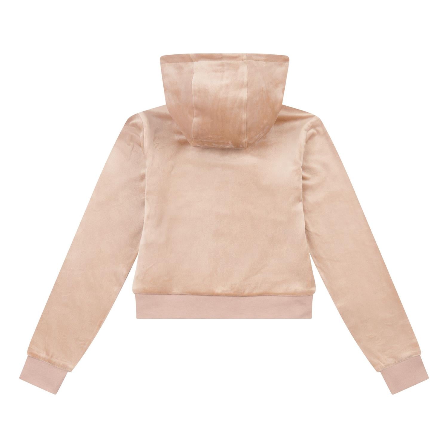 Tonal Velour Zip Hoodie-Jakke-Juicy Couture-Aandahls