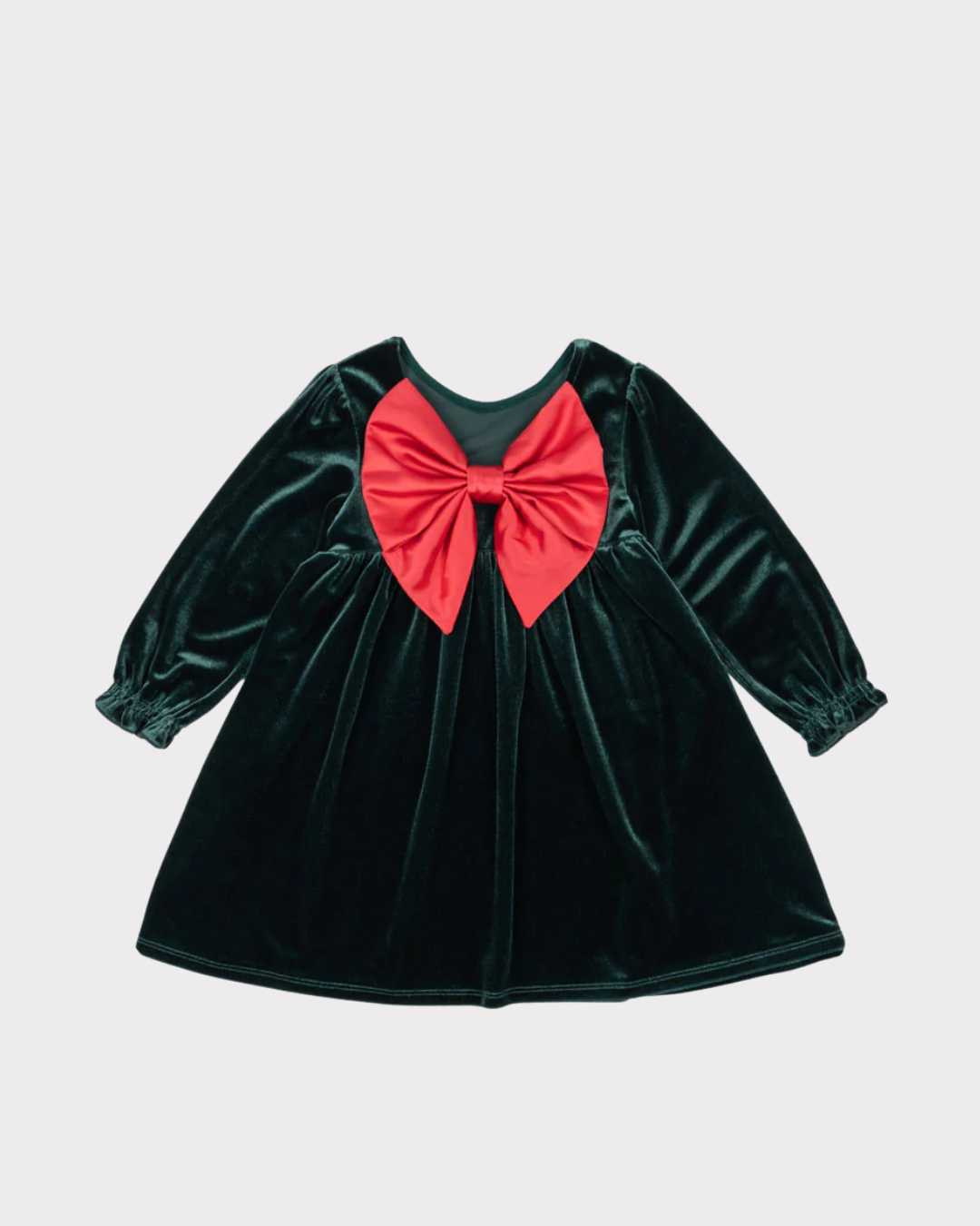 Gia Bow Dress Grs-Kjole-Konges Sløjd-Aandahls