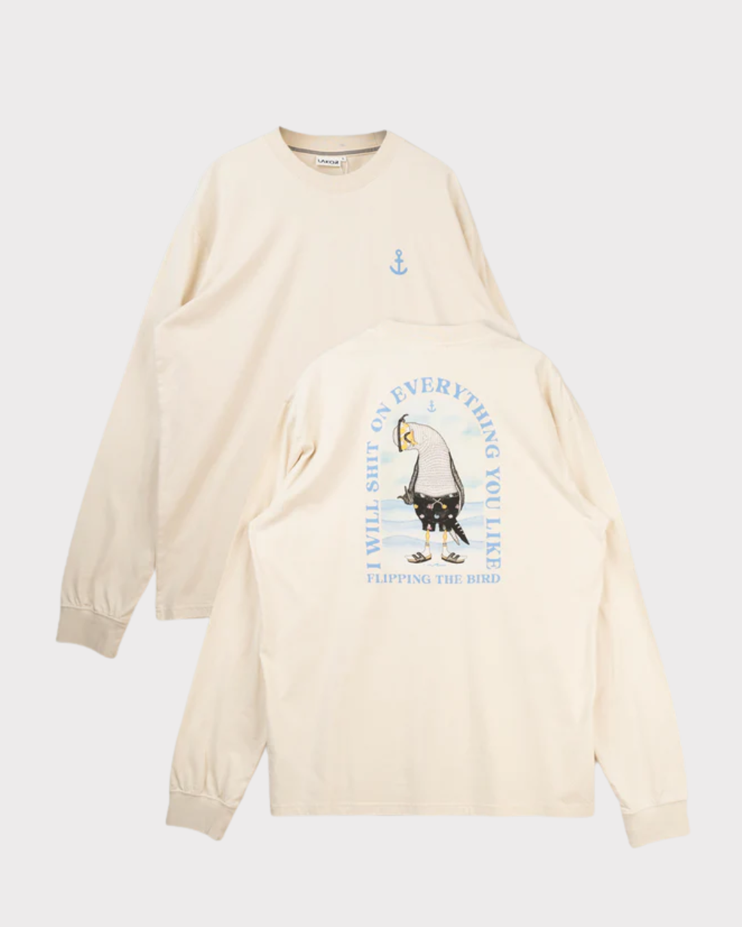 Back Flipping boxfit ls tee-Genser-Lakor-Aandahls