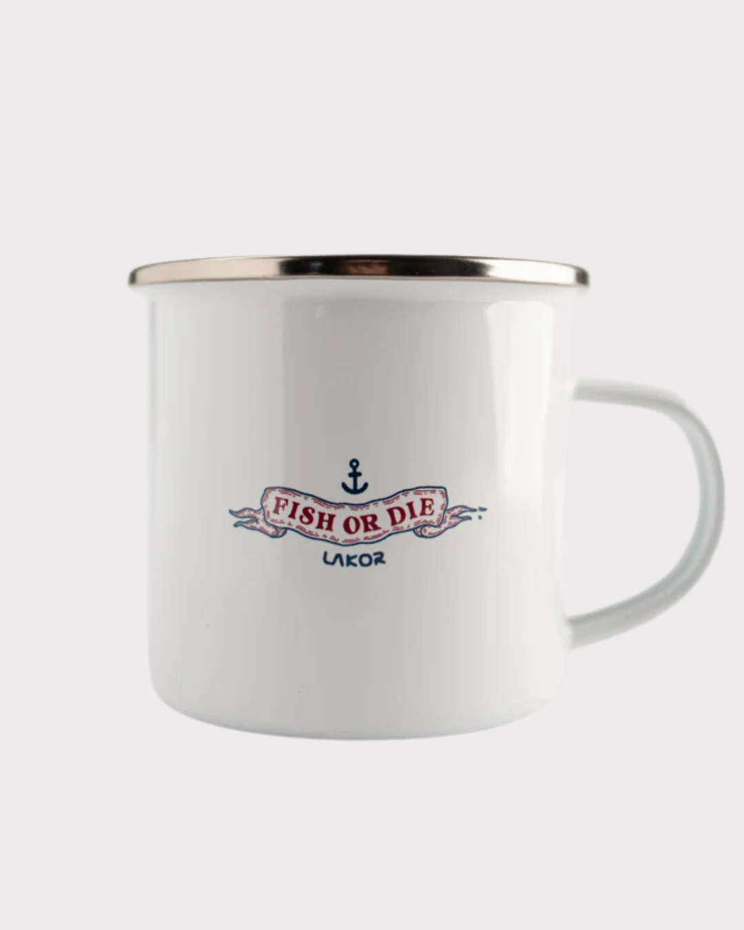 The Smoking Salmon Enamel Mug-0 - Småsaker-Lakor-Aandahls