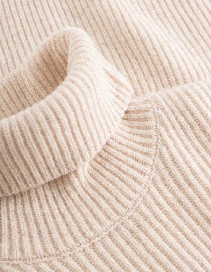 Eddie Wool Rib Rollneck Knit-Strikk-Les Deux-Aandahls