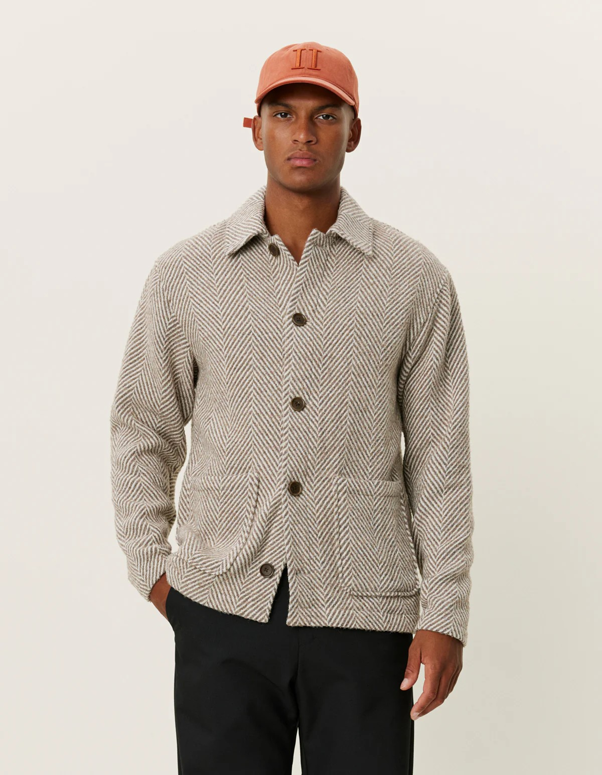 Jermaine Herringbone Overshirt-Skjorte-Les Deux-Aandahls