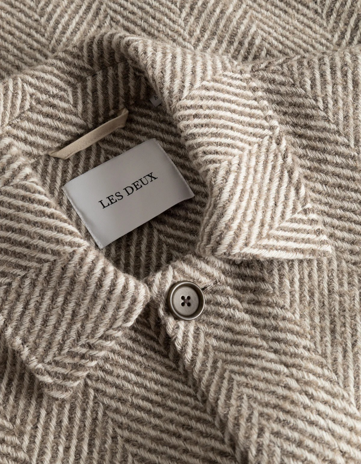 Jermaine Herringbone Overshirt-Skjorte-Les Deux-Aandahls