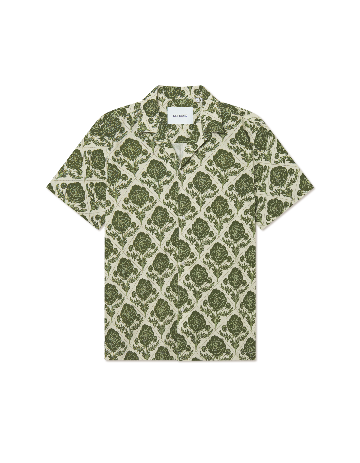 Lesley Flower Tile shirt-Skjorte-Les Deux-Aandahls