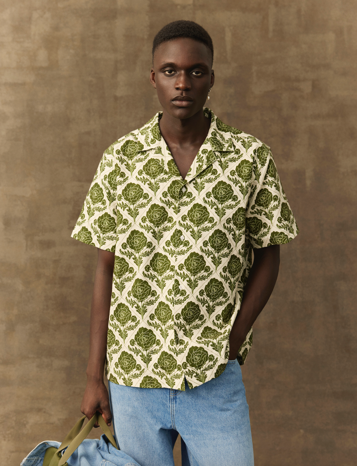 Lesley Flower Tile shirt-Skjorte-Les Deux-Aandahls