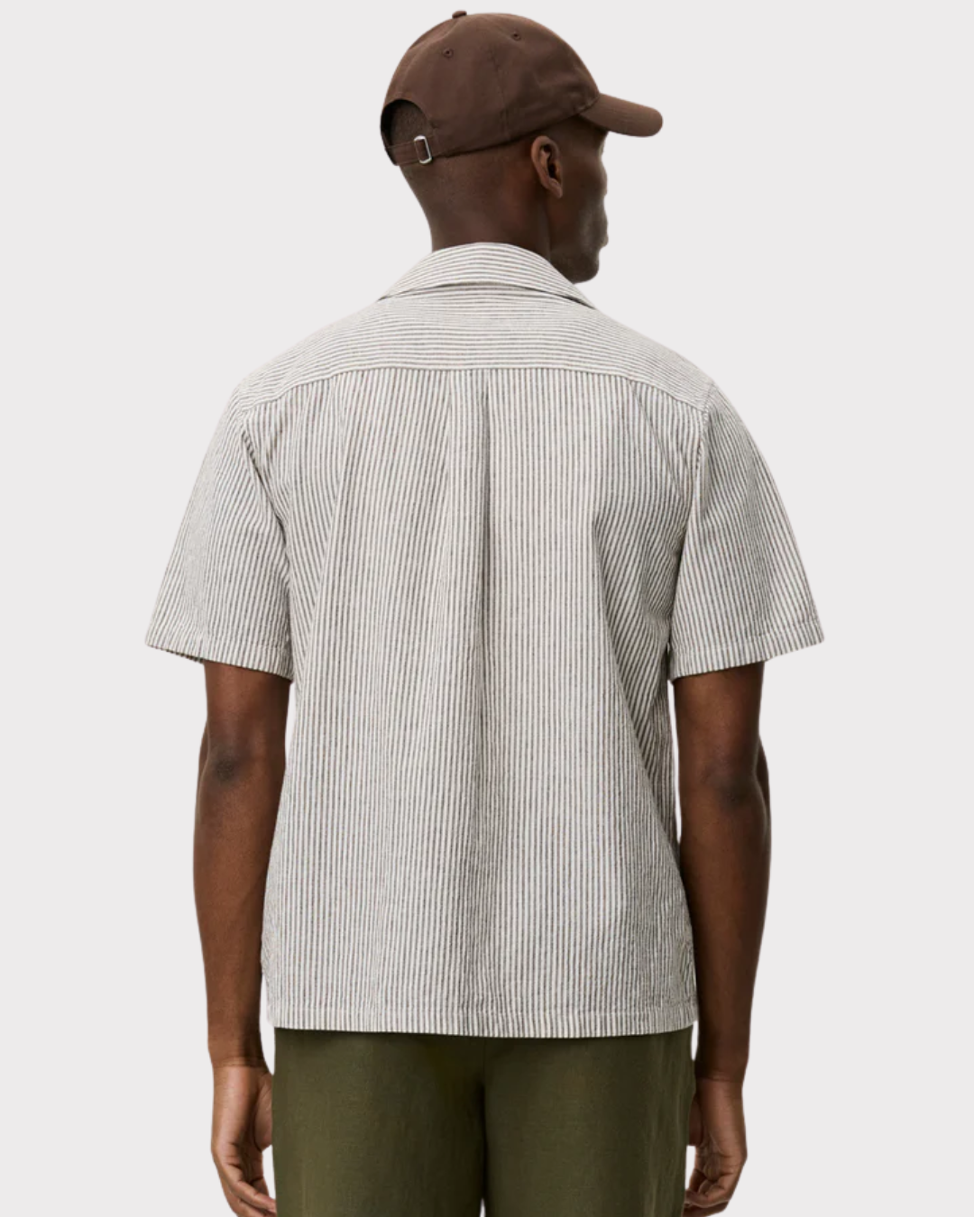 Lukas Stripe Cotton Linen Shirt