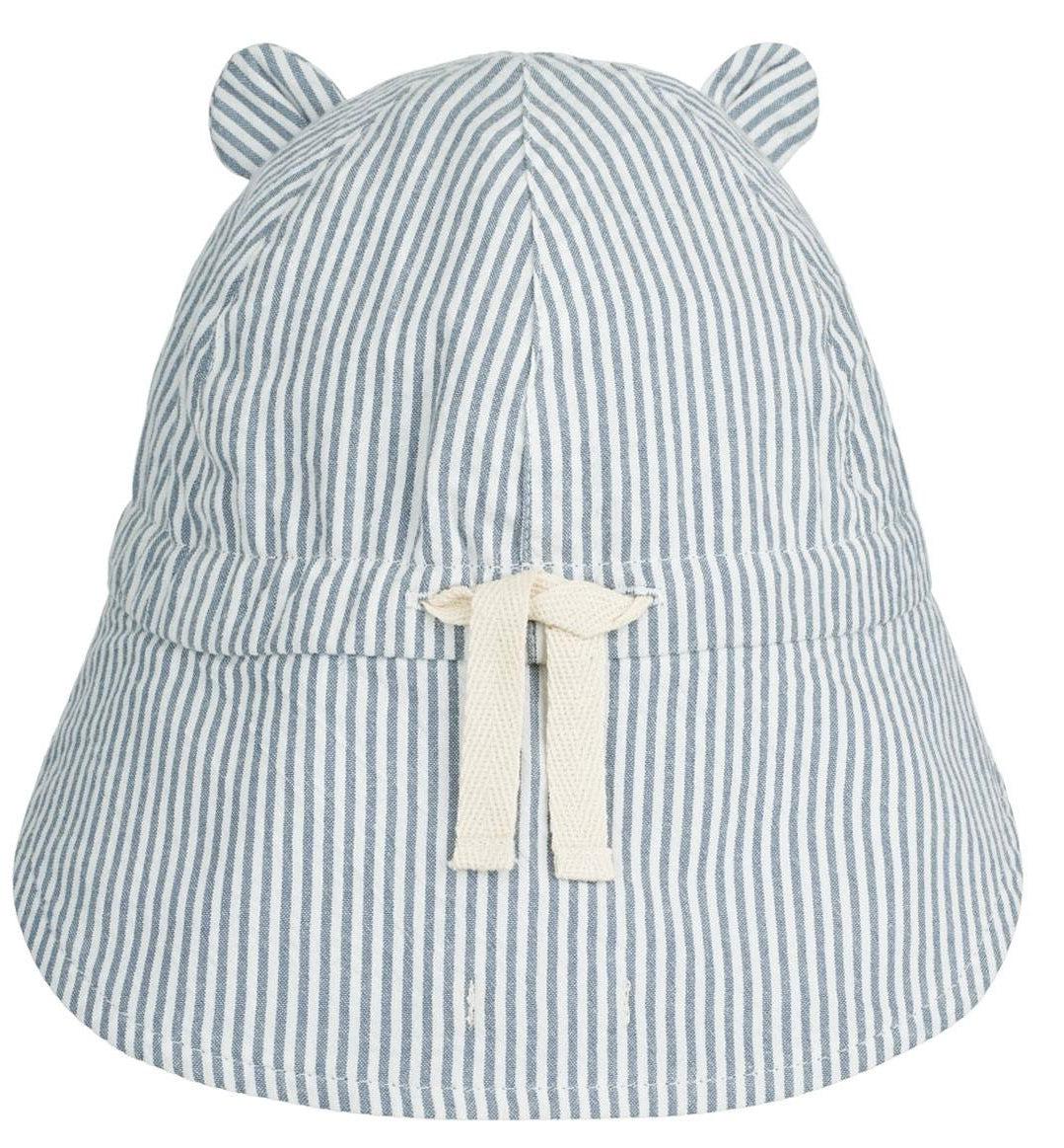Gorm reversible sun hat w/ear-Hodeplagg-Liewood-Aandahls