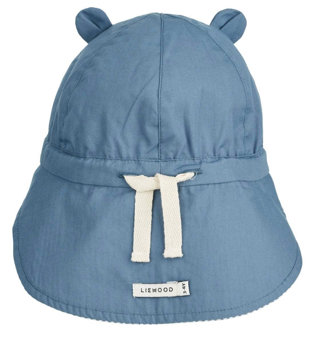 Gorm reversible sun hat w/ear-Hodeplagg-Liewood-Aandahls