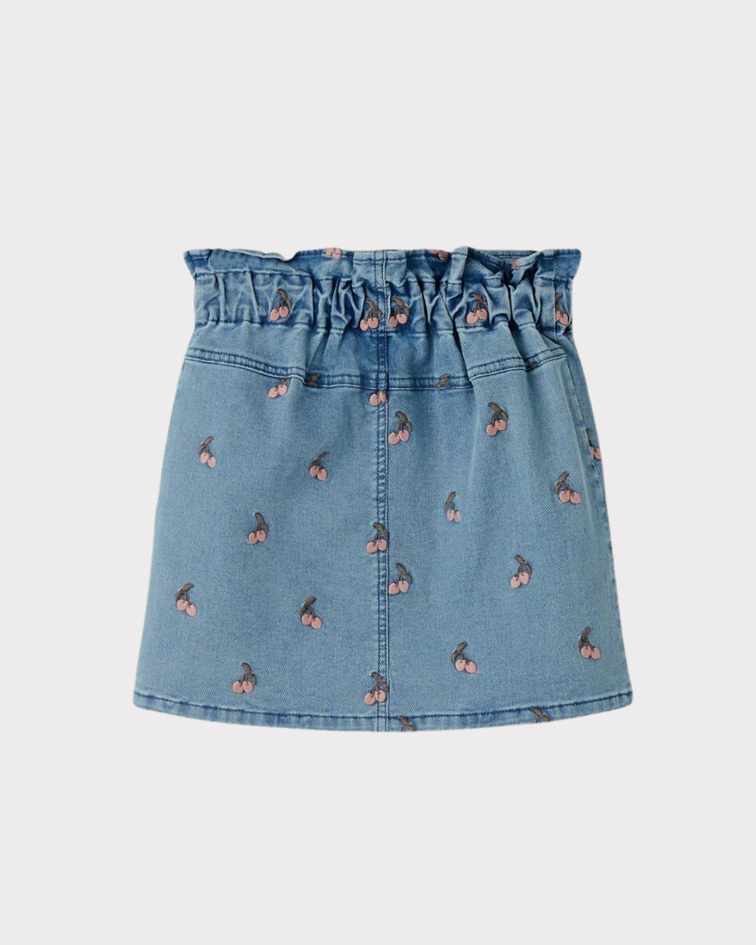 Nmfdeva Loose Dnm Emb Skirt 2024-Es Lil-Skjørt-Lil-Atelier-Aandahls