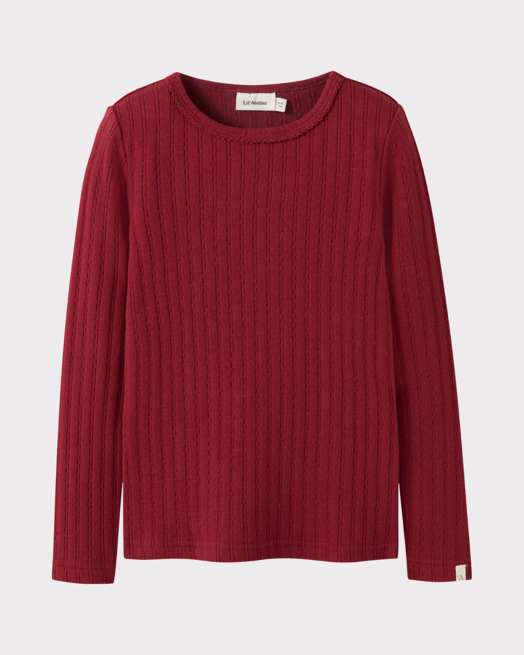 Nmfrita Sig Ls Slim Top Lil-T-shirt-Lil-Atelier-Aandahls