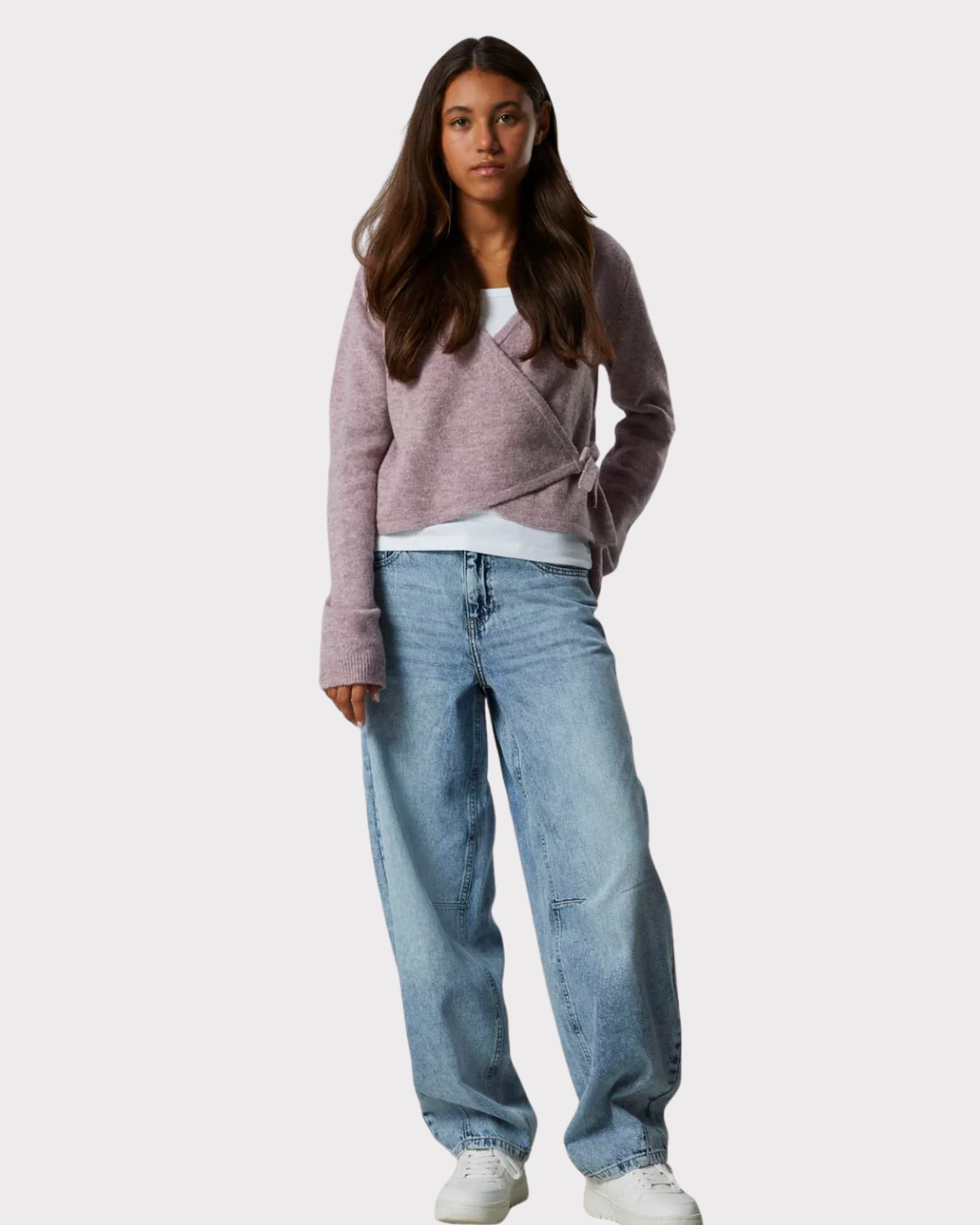 Nlfbynthe Ls Wrap Knit Top-Genser-Lmtd-Aandahls