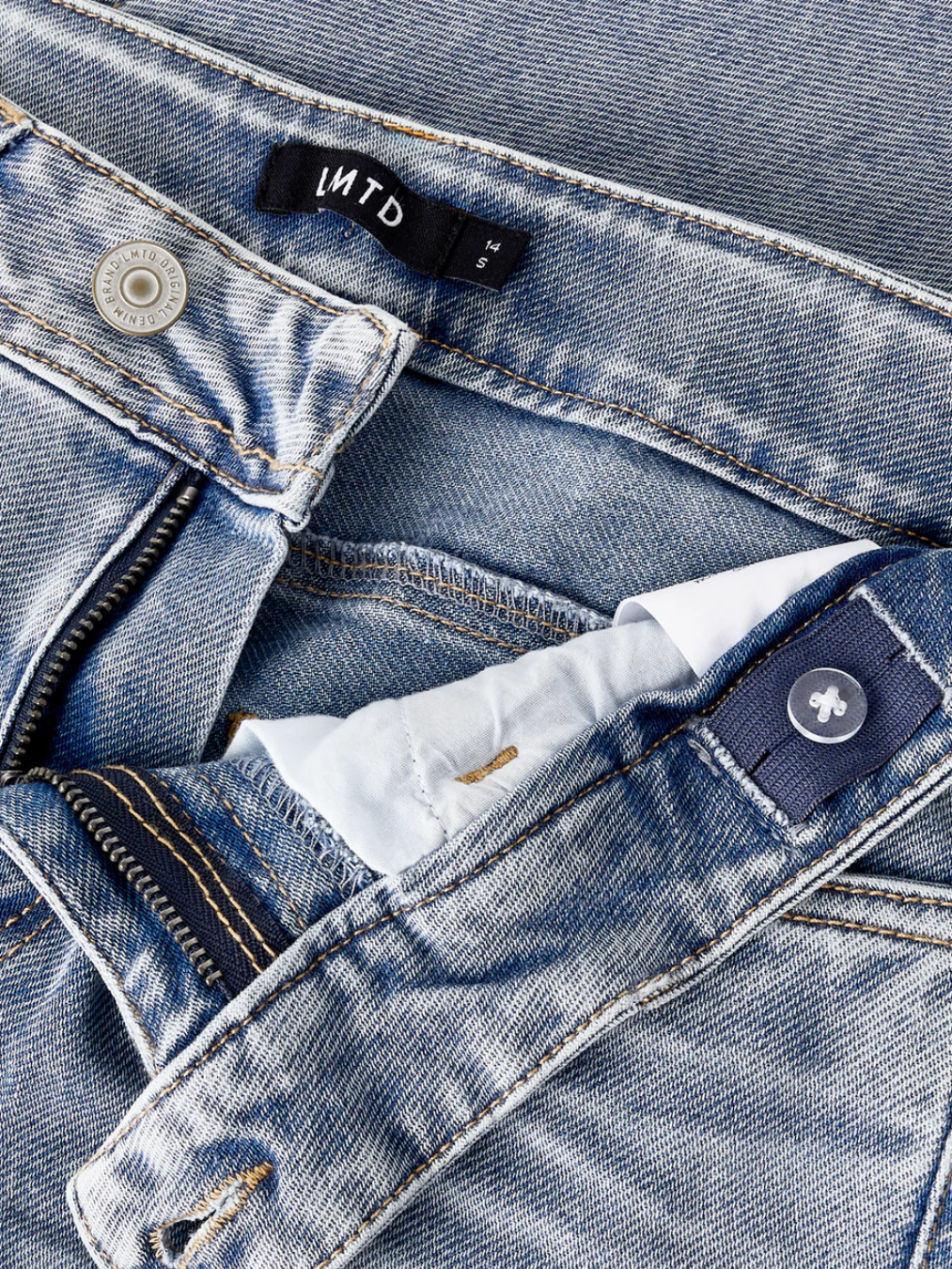 Nlfrar Dnm Lw S Flared Pant-Jeans-Lmtd-Aandahls