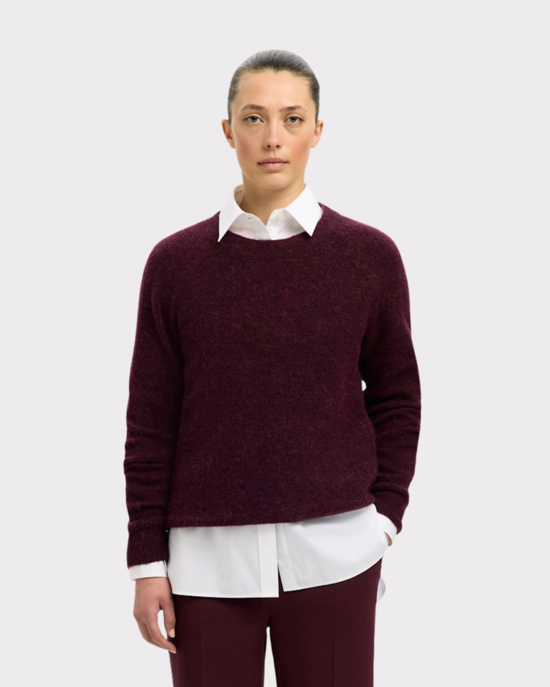 lulu Ls Knit O-Neck-Genser-Selected Femme-Aandahls