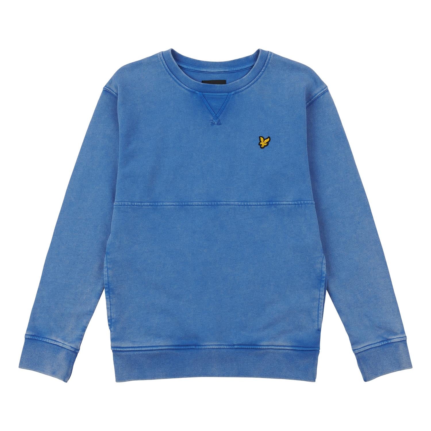 Acid wash bb crew sweat-Genser-Lyle & Scott-Aandahls