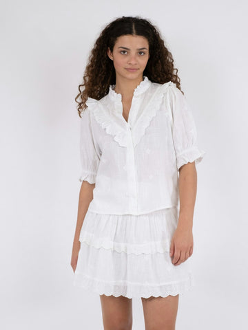 manet blouse-Bluser-Neo Noir-Aandahls