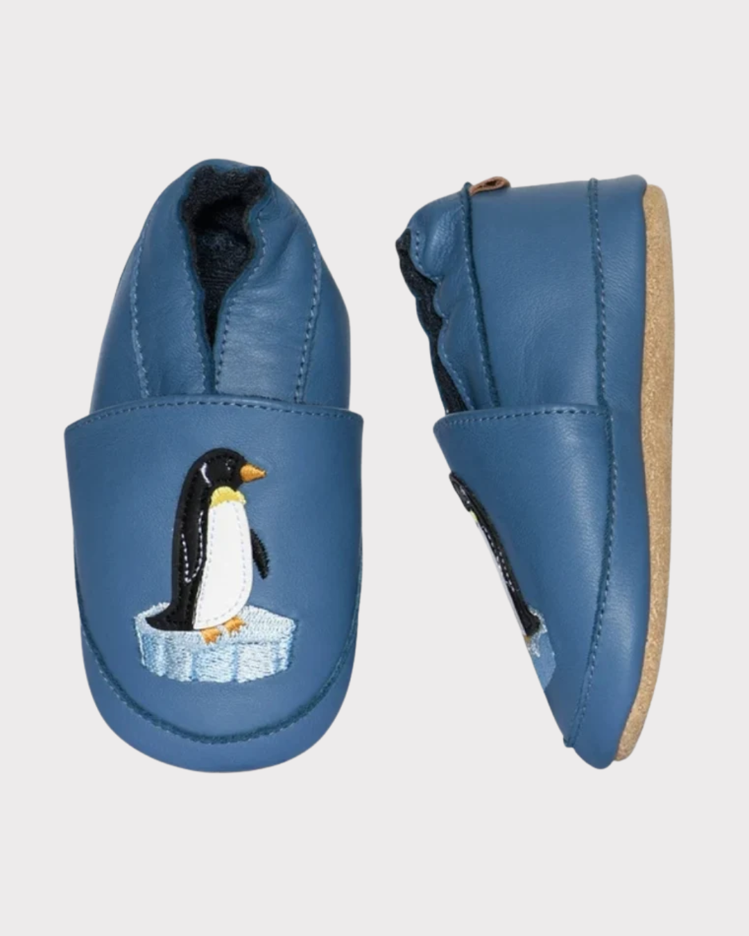 Penguin Leather Slippers