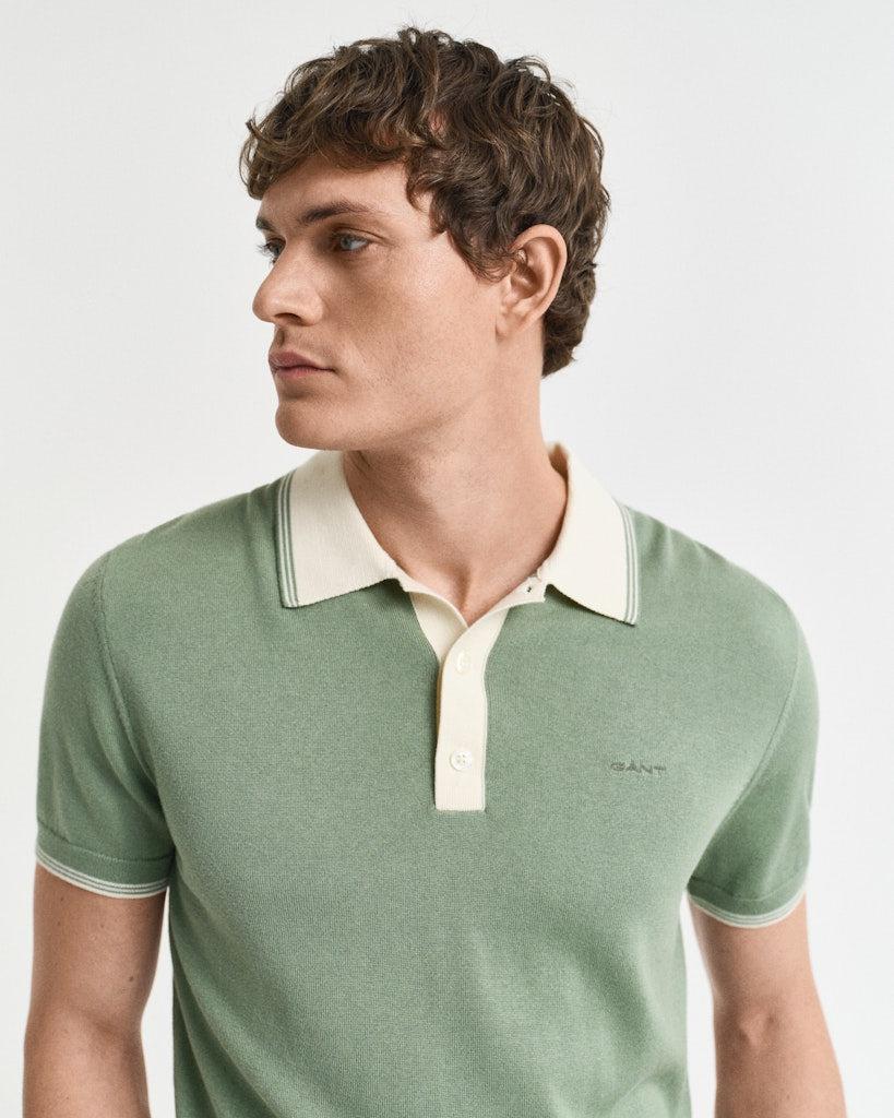 modal blend ss polo-T-shirt-Gant-Aandahls