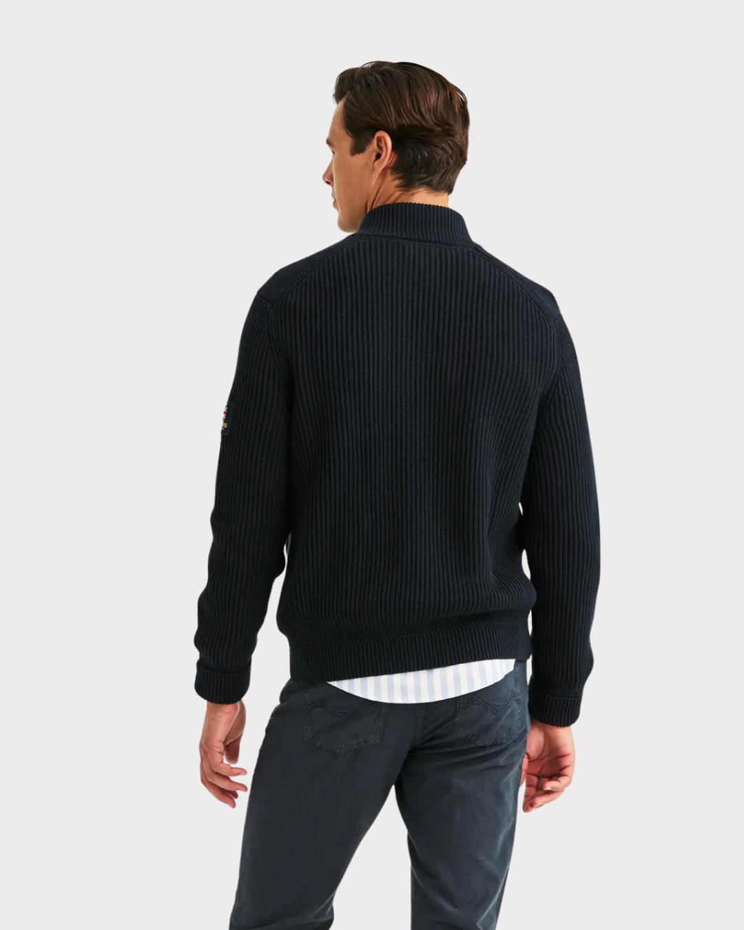 Brenton Zip Cardigan-Genser-Morris-Aandahls