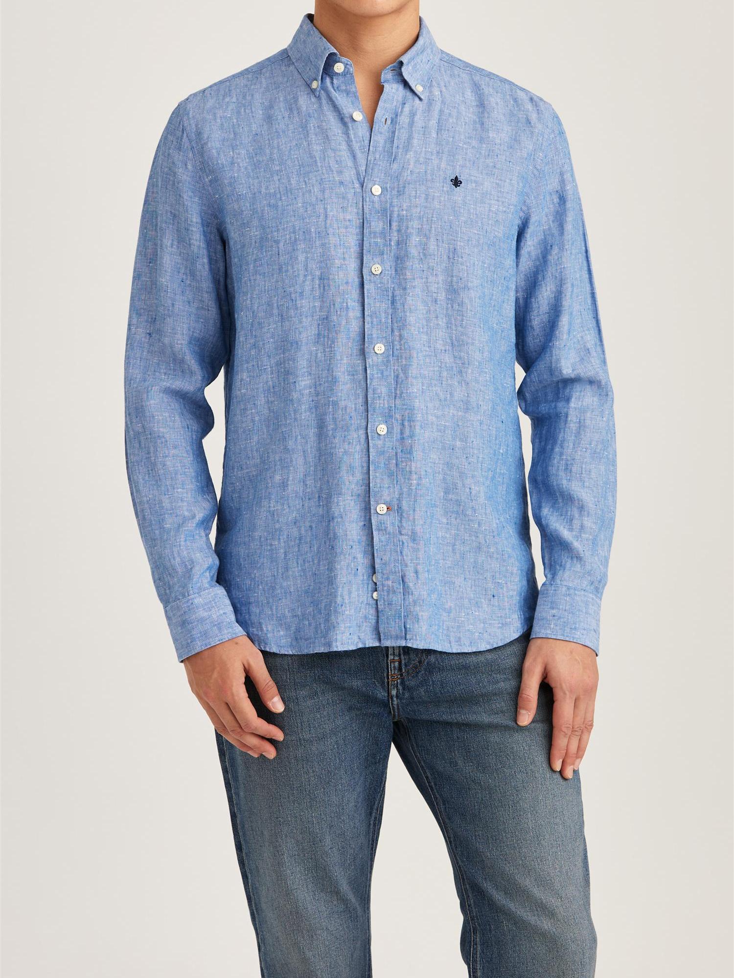 Douglas BD Linen Shirt LS-Skjorter-Morris-Aandahls