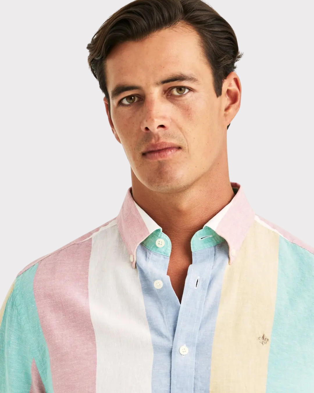 Morris Happy Linen Stripe-Skjorte-Morris-Aandahls